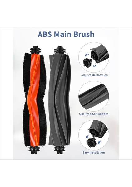 L10S ULTRA/L10 ULTRA/L10 Prime Robotlu Süpürge Ana Yan Fırça Paspas Bezi Aksesuarları Değiştirme (Yurt Dışından) fiyatları