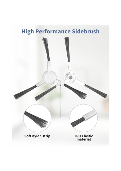 L10S ULTRA/L10 ULTRA/L10 Prime Robotlu Süpürge Ana Yan Fırça Paspas Bezi Aksesuarları Değiştirme (Yurt Dışından) modelleri