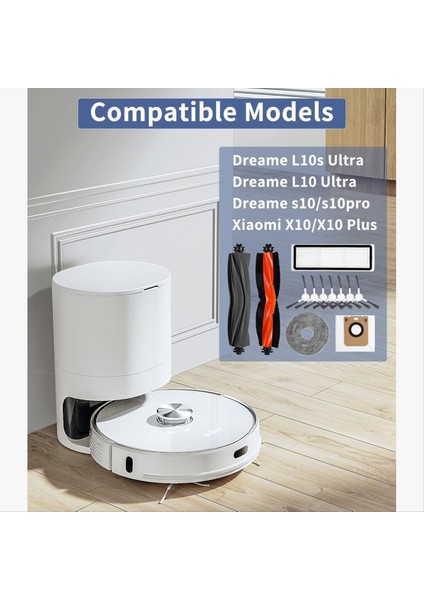 L10S ULTRA/L10 ULTRA/L10 Prime Robotlu Süpürge Ana Yan Fırça Paspas Bezi Aksesuarları Değiştirme (Yurt Dışından) fırsatları