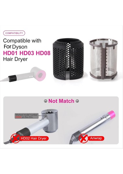 Dyson HD01 HD03 HD08 Model B Için Saç Kurutma Makinesi Iç Filtresi + Dış Filtre Kafesi Değişimi (Yurt Dışından) fiyatları