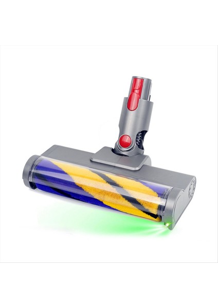 Dyson V15 V11 V10 V8 V7 Sert Zeminler Için Yeşil Optik LED Işıklı Vakum Yumuşak Silindir Temizleme Başlığı (Yurt Dışından)