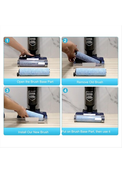 Shark WD161, WD261, WD101, WD201, AW261, AW302 Essential Islak Kuru Vakum Aksesuarları Yedek Parçaları Için Yedek Fırça Silindirleri (Yurt Dışından) fırsatları