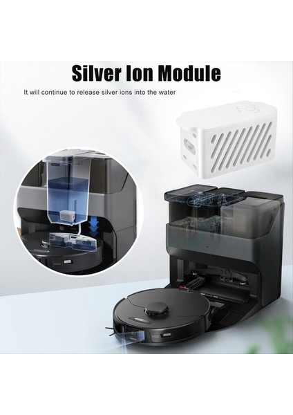 Roborock Qrevo/qrevo S/qrevo Pro/qrevo Plus/qrevo Maxv/qrevo Curv/qrevo Master Vakum Parçaları Için Gümüş Iyon Modülü (Yurt Dışından) fiyatları
