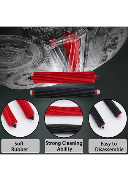 Roborock Qrevo Master/qrevo Slim Robot Süpürge Aksesuar Seti Ana Yan Fırça Hepa Filtreler Paspas Pedleri Toz Torbaları (Yurt Dışından) fırsatları