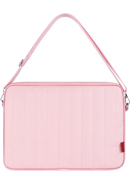 15.6'' Laptop Notebook Çantası - Pembe Omuz Askılı Macbook Kılıfı 11-12-13-14-15.6 '' Uyumlu modelleri