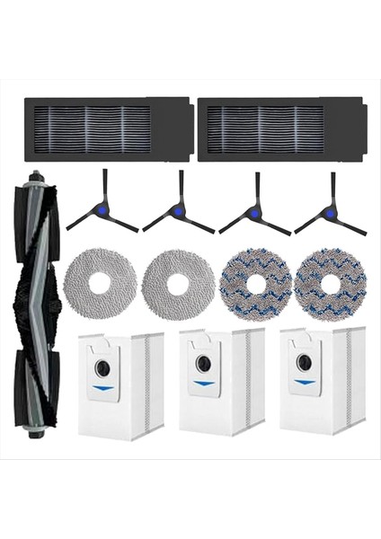 Deebot X2 / X2PRO Ana Fırça Filtresi Paspas Pedi Toz Torbaları Yan Fırça Ekleri Için Aksesuarlar Yedek Parçalar (Yurt Dışından)