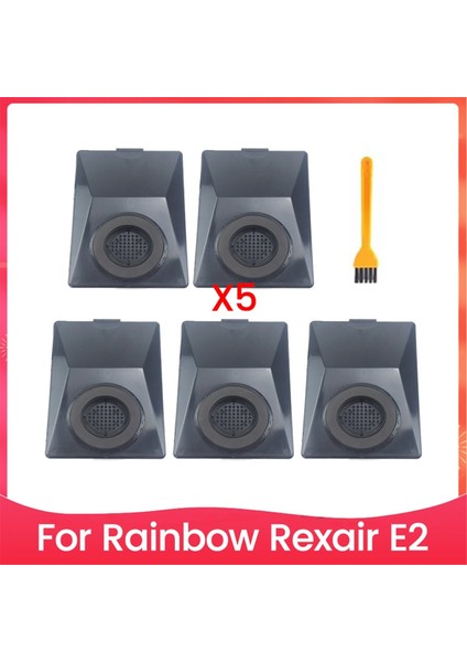 Rainbow Rexair E2 Elektrikli Süpürge Yedek Parçaları Için 6 Adet Elektrikli Süpürge Filtresi ve Temizleme Fırçası Aksesuarı (Yurt Dışından)