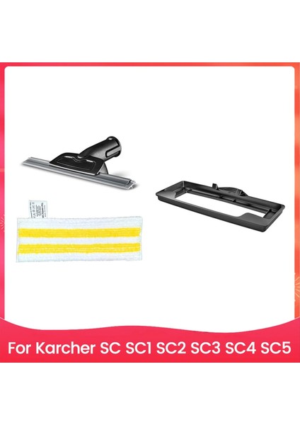 Karcher Sc1 Sc2 Sc3 Sc4 Sc5 Buharlı Temizleyici Yedek Parçaları Için 3 Adet Pencere Sileceği Ucu Halı Kaydırıcı ve Buharlı Paspas Bezi (Yurt Dışından)