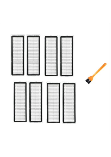 Dreame W10PRO Robot Süpürge Parça Değişimi Için Temizleme Fırçalı 9 Adet Hepa Filtre (Yurt Dışından) fiyatları