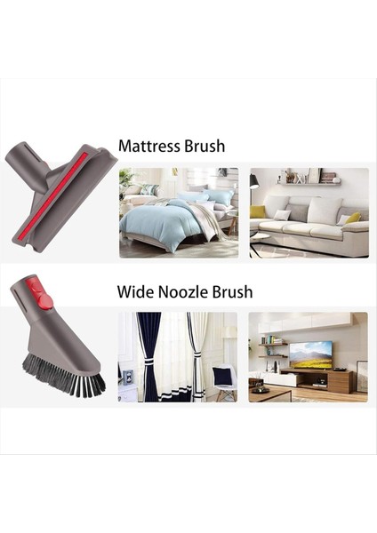 V15 V12 V11 V10 V7 V8 Mutlak Tespit Siklon Vakum Aralık Fırçası Araçları Için Yedek Ek Kiti (Yurt Dışından) fiyatları