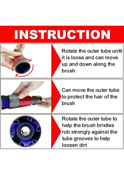V15 V12 V11 V10 V7 V8 Mutlak Tespit Siklon Vakum Aralık Fırçası Araçları Için Yedek Ek Kiti (Yurt Dışından) fırsatları