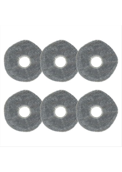 6 Adet Yedek Parçalar Paspas Bezi X9PRO Süpürme Robotu Vakum Zemin Dragram Temiz Bez Yıkama Bezi Pedi (Yurt Dışından)