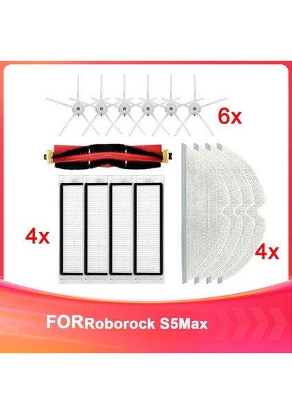 Roborock S5MAX Yedek Sarf Malzemeleri Süpürge Sarf Malzemeleri (Yurt Dışından)