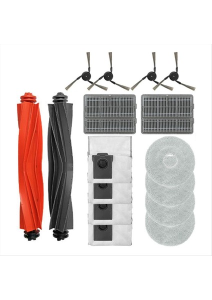 Dreame X40 Pro Ultra Robot Süpürge Ana Fırça Paspas Hepa Filtre Toz Torbası Aksesuarları Yedek Parçalar (Yurt Dışından)