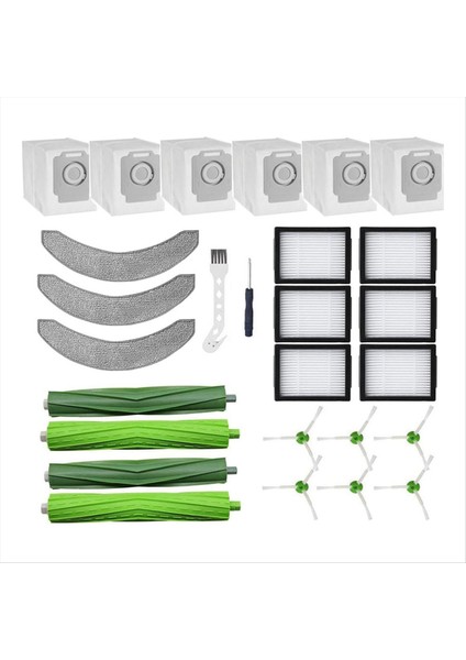 Combo J7+/plus Robot Süpürgeye Uyumlu Yedek Parçalar, Çoklu Kauçuk Fırçalar (Yurt Dışından)