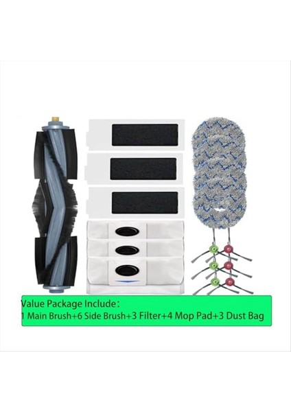 Deebo T20 T10 X1 Omnı Turbo Serisi Robot Vakum Ana Fırça Paspas Pedi Toz Torbası Aksesuarları Için Yedek Parçalar (Yurt Dışından) modelleri