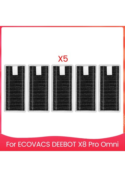 Ecovacs Deebot X8 Pro Omni Robot Süpürge Filtre Kiti, Yedek Parçalar, Filtre Aksesuarları Kiti Için Hepa Filtreler (Yurt Dışından)