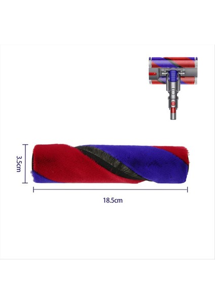 Dyson SV19 OMNI-GLIDE/SV21 Mıcro Elektrikli Süpürge Yumuşak Kadife Çift Silindirli Fırça Için 2 Adet Ana Fırça + Anahtar Kilit Seti (Yurt Dışından) modelleri