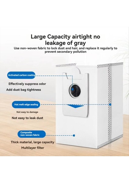 Ecovacs X2 X2PRO Elektrikli Süpürge Aksesuarları Için 12 Adet Elektrikli Süpürge Toz Torbası Aksesuarları Yedek Toz Torbası (Yurt Dışından) fırsatları