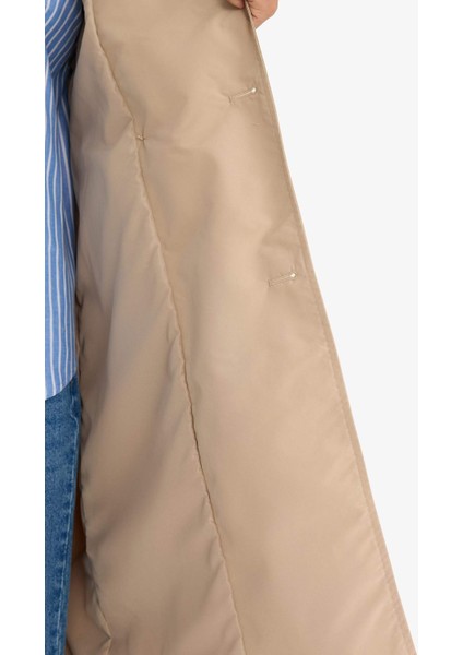 Regular Fit Kemerli Cepli Trençkot