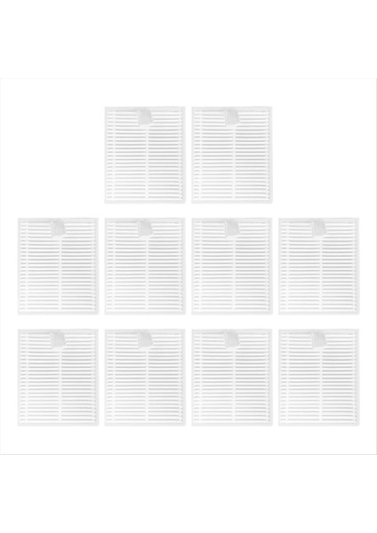 Roborock Q7 M5 / Q7 M5+ / Q7 L5 Elektrikli Süpürge Parçaları Için 10 Adet Hepa Filtre Yedek Parçası Yıkanabilir ve Tekrar Kullanılabilir Filtre (Yurt Dışından)