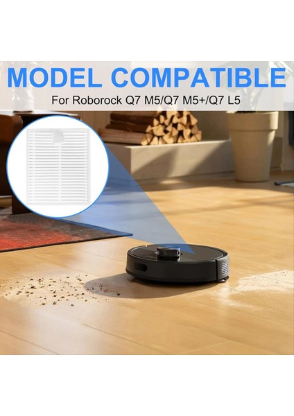 Roborock Q7 M5 / Q7 M5+ / Q7 L5 Elektrikli Süpürge Parçaları Için 10 Adet Hepa Filtre Yedek Parçası Yıkanabilir ve Tekrar Kullanılabilir Filtre (Yurt Dışından) modelleri