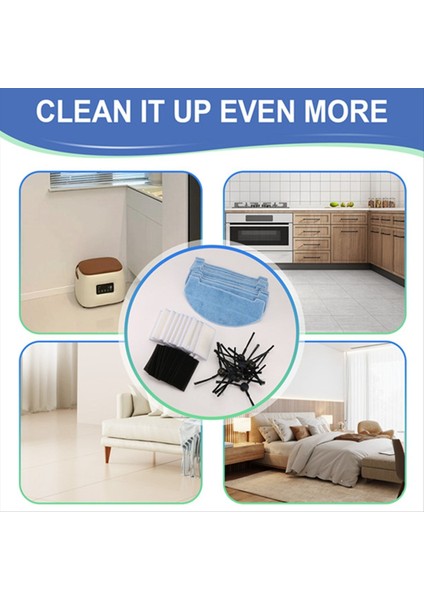 Jonr P20 Pro Robot Süpürge Yan Fırça Paspas Bezi Toz Torbaları Ev Temizlik Yedek Aksesuarları Parçaları (Yurt Dışından) modelleri