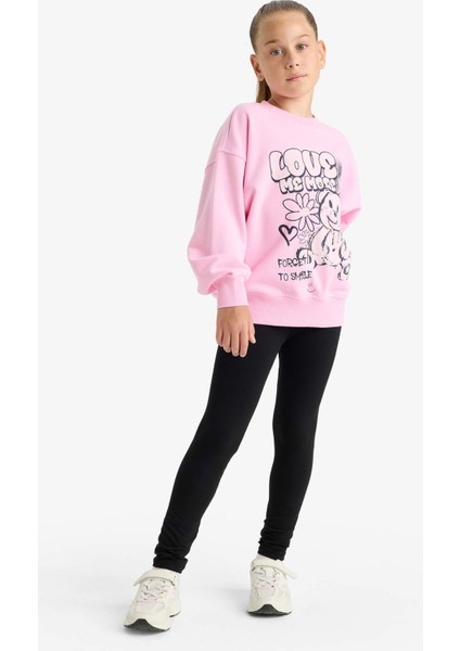 Kız Çocuk Okul Uzun Boy Tayt