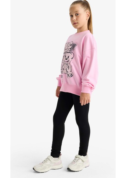 Kız Çocuk Okul Uzun Boy Tayt