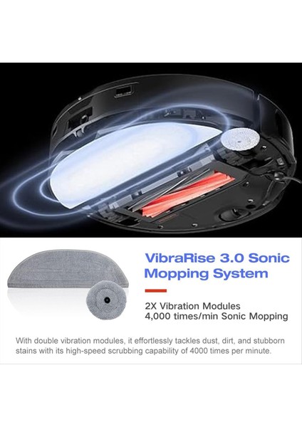 S8 Maxv Ultra Robot Vakum Yedek Parçaları Ana Yan Fırçalar Paspas Bezi Hepa Filtreler Toz Torbaları Aksesuarları (Yurt Dışından) modelleri