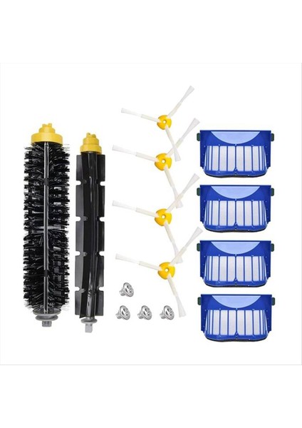 Irobot Roomba 600 Serisi 528/595/620/650 Süpürme Robotu Aksesuarları Yan Fırça Silindir Fırça Filtresi Değişimi (Yurt Dışından) modelleri