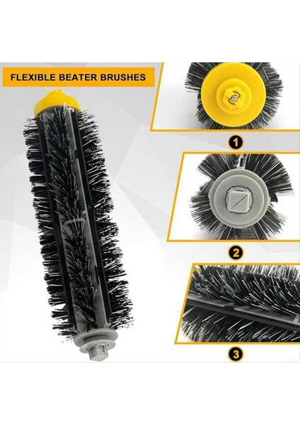 Irobot Roomba 600 Serisi 528/595/620/650 Süpürme Robotu Aksesuarları Yan Fırça Silindir Fırça Filtresi Değişimi (Yurt Dışından) fırsatları