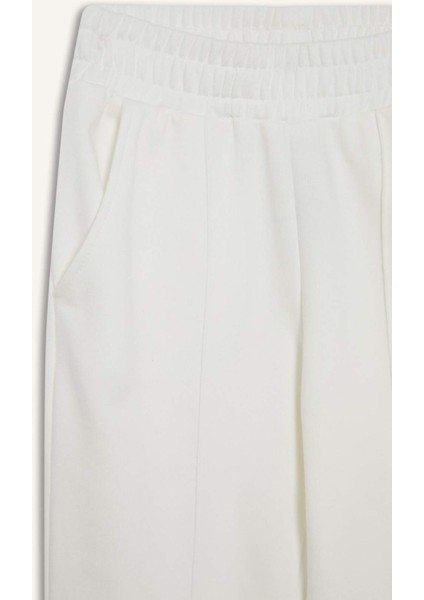 Kız Çocuk Beli Lastikli Basic Düz Okul Jogger Eşofman Altı X9036A625AU