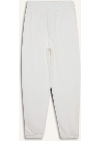 Kız Çocuk Beli Lastikli Basic Düz Okul Jogger Eşofman Altı X9036A625AU