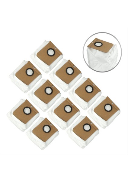 Midea S5 Plus / Cecotec Conga 2299 Ultra Home X-Treme Genesis Aksesuarları Ana Yan Fırça Paspas Toz Torbası Filtresi (Yurt Dışından) fiyatları