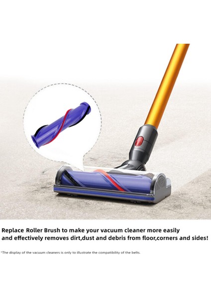 Dyson V12 Elektrikli Süpürge Için Yüksek Torklu Karışmayan Silindir Fırça Yedek Parçaları Temizleme Fırçalı Fırça Çubuğu Silindir Fırçası (Yurt Dışından) fırsatları