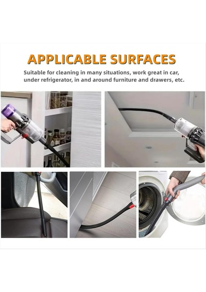 Dyson V7 V8 V10 V11 V15 Elektrikli Süpürge Dar Alan Fırçası Seti U Şeklinde Fırçalı Düz Fırça Başlığı (Yurt Dışından) fiyatları