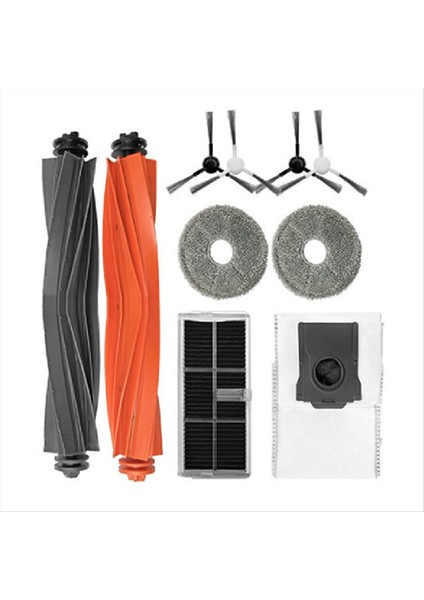 Dreame S10 Pro Ultrai Süpürge Robotu Aksesuarları Için 10 Adet Ana Yan Fırça Toz Torbası Paspas Temizleyici Parça Değişimi (Yurt Dışından) fiyatları