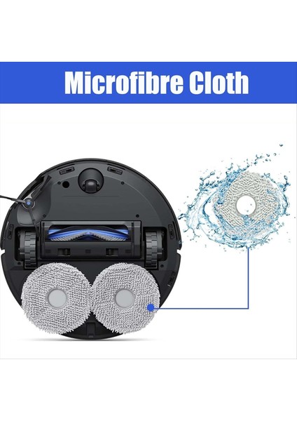 Ecovacs Deebot T50 MAX/T50 PRO/T50 OMNI/T50 Pro OMNI/T50 Max Pro Omni Yedek Parçalar Fırça Filtre Paspas Bezi Toz Torbası (Yurt Dışından) fiyatları