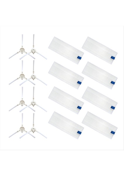 Explorer 20 40 50 75 RG7687/RR7687WH Serisi Force Sweep X3 Robotik Vakum Için Yan Fırça Filtrelerini Değiştirin (Yurt Dışından)