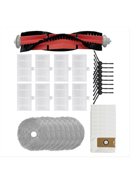 Ultenic Mc1 Elektrikli Süpürge Yedek Parçaları Ana Yan Fırça Hepa Filtre Paspas Bezi Toz Torbası (Yurt Dışından) modelleri