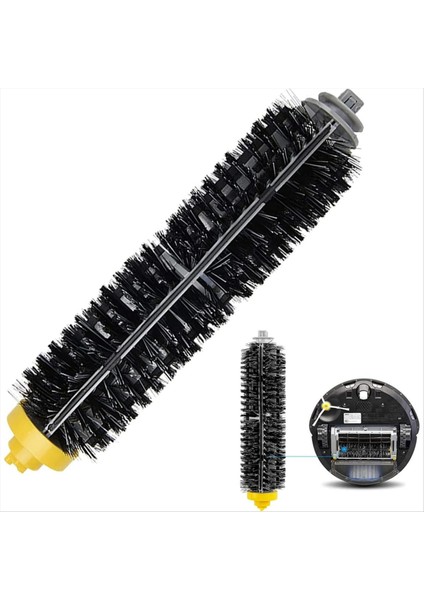 Irobot Roomba 600 ve 700 Serisi 614, 618, 630, 635, 640, 645, 650, 652 Için 3 Set Yedek Kıl ve Esnek Çırpıcı Fırça (Yurt Dışından) fırsatları