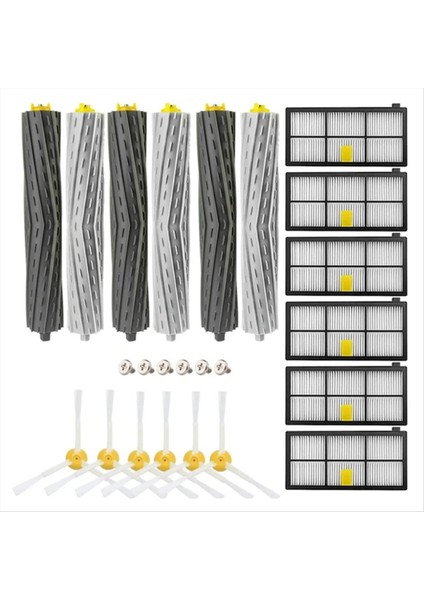 Filtreler 800 900 Serisi 805 864 871 891 960 961 964 980 Elektrikli Süpürge Değiştirme Kiti Için Ana Yan Fırçalar (Yurt Dışından)