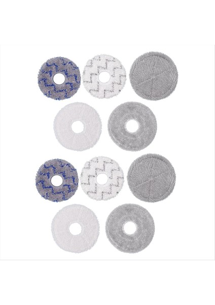 Ecovacs X1 T10 T20/DREAME S10 S20 X10 X20 X30 Süpürge Aksesuarları Için 1 Set Temizleme Bezi (Yurt Dışından)