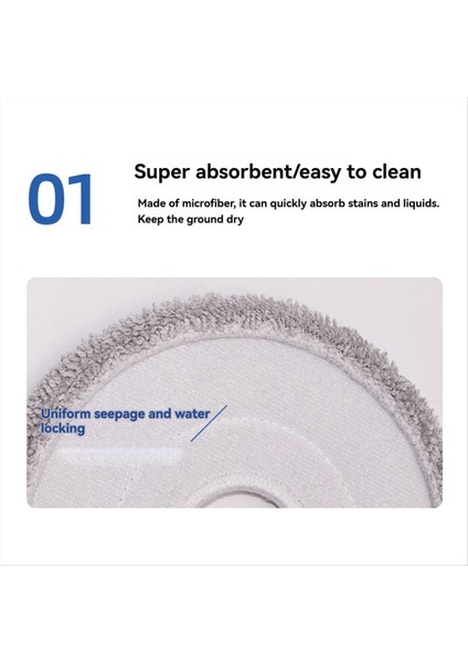 Ecovacs X1 T10 T20/DREAME S10 S20 X10 X20 X30 Süpürge Aksesuarları Için 1 Set Temizleme Bezi (Yurt Dışından) fırsatları