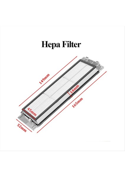 S5 S50 Max S6 Maxv S6 Saf E4 E5 Robotlu Süpürge Aksesuarları Paspas Rulo Yan Fırça Yedek Parça (Yurt Dışından) fırsatları