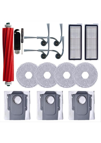 Roborock Qv 35A, Qv 35S, Qr 798, Qr 598 Robot Süpürge Parçaları Için Yedek Aksesuar Kiti (Yurt Dışından)