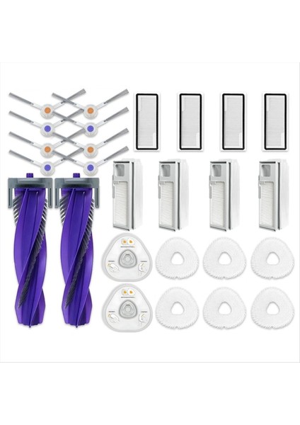 Freo x Ultra Için, J4/j4 Lite Robot Vakum Yedek Parçalar Ana Yan Fırça Paspas Bezi Hepa Filtre (Yurt Dışından)