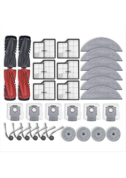 Roborock Saros 10/s9 Maxv Ultra Vakum Parçaları Ana Silindir Yan Fırça Hepa Filtre Paspas Bezi Toz Torbası (Yurt Dışından) fiyatları