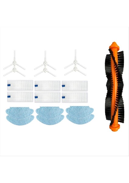 Tefal X-Plorer 45 / RG8275WH Elektrikli Süpürge Aksesuarları Için 19 Adet Ana Yan Fırça Paspas Filtresi (Yurt Dışından)